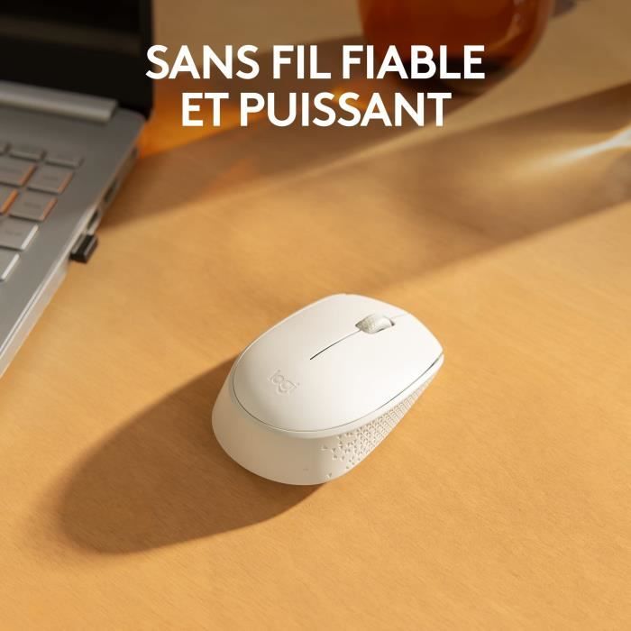 Souris - Sans Fil - Logitech - M171 - Ambidextre - Blanc