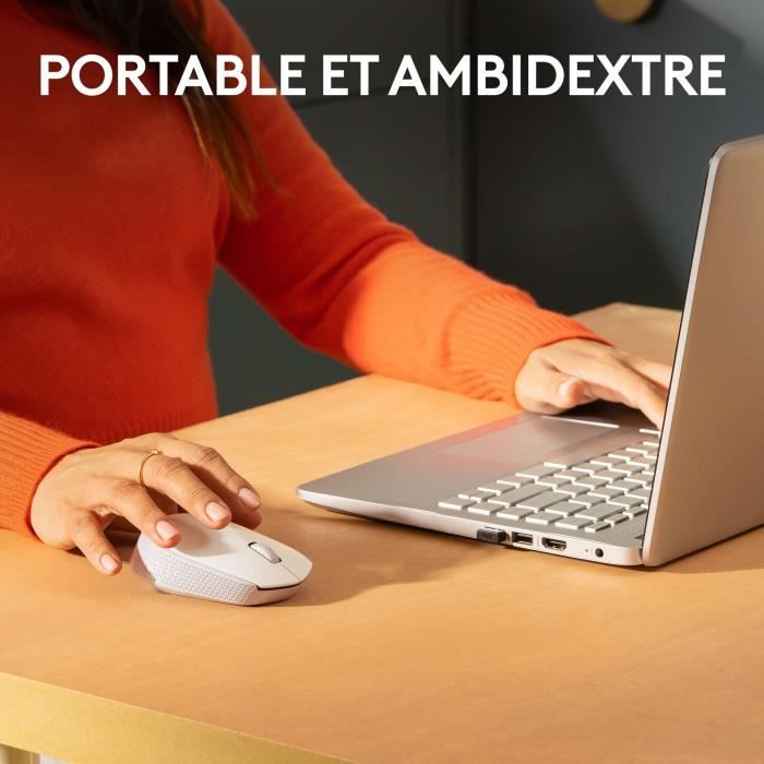 Souris - Sans Fil - Logitech - M171 - Ambidextre - Blanc