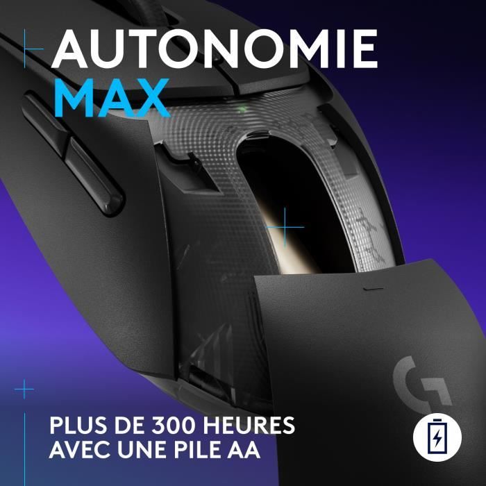 Souris gamer - Sans fil - Logitech G - G309 - Noir