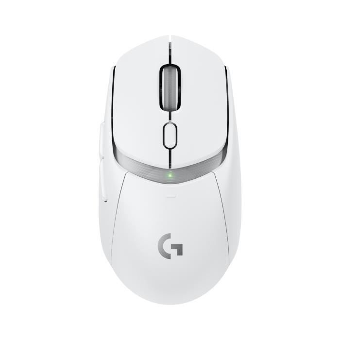 Souris Logitech sans fil G309 LIGHTSPEED, légere, switch hybrides LIGHTFORCE, capteur HERO 25K - Blanche