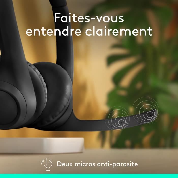 Casque - Sans fil - Logitech - Zone 300 - Noir