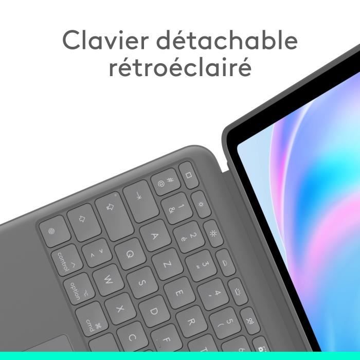 Accessoires Tablette Logitech Étui clavier Combo Touch pour iPad Air 13 pouces (M2)(2024)