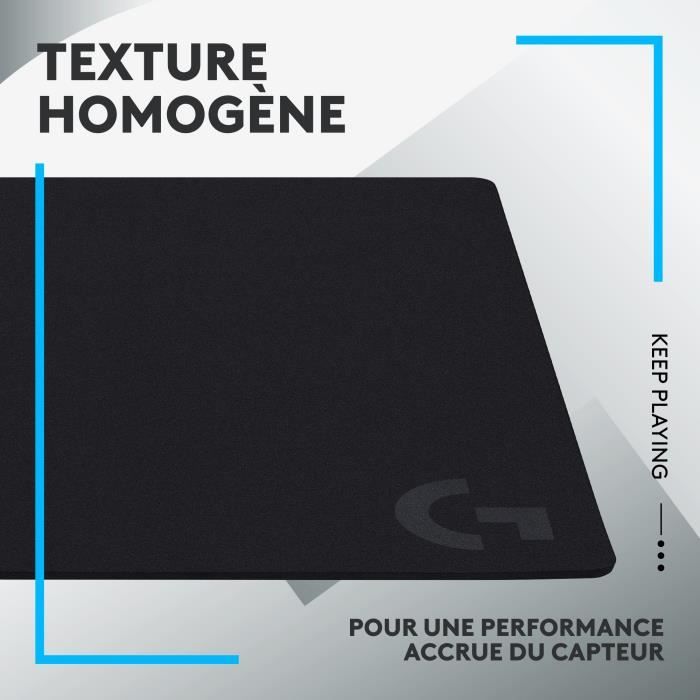 Tapis de souris Logitech G640 Large Cloth Tapis de souris gaming antidérapant