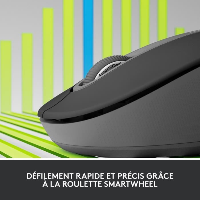 Souris - Sans fil - Logitech - M650 - Droitier - Graphite