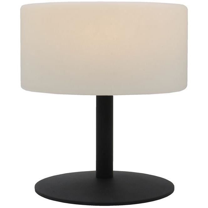 Lampe de table sans fil - LUMISKY - ATLAS Rock - H20 cm - Pied en acier - Gris - LED blanc chaud et blanc