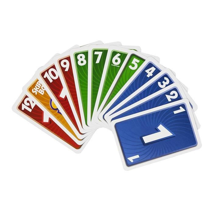 Mattel Games - Skip Bo - Jeu de Cartes Famille - 7 ans et + 52370