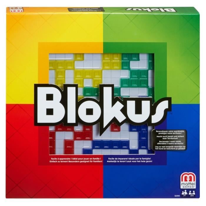 Mattel Games - Blokus - Jeu de Société - 7 ans et + BJV44