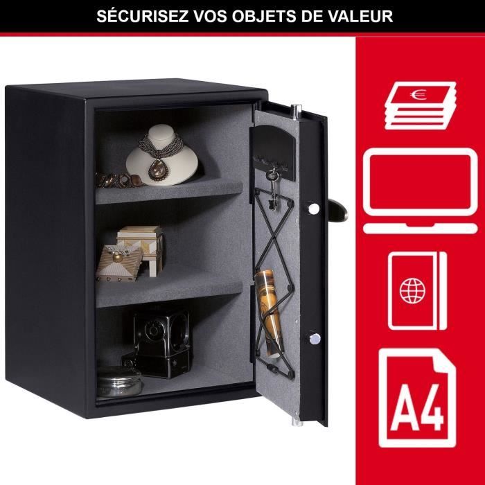 Coffre-Fort Haute Sécurité - MASTER LOCK - T6-331ML - Combinaison Électronique - Large 61,7 Litres