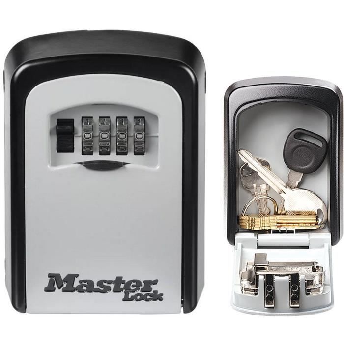 MASTER LOCK Boite a clés sécurisée [Medium] [Fixation murale] - 5401EURD - Select Access Partagez vos clés en toute sécurité