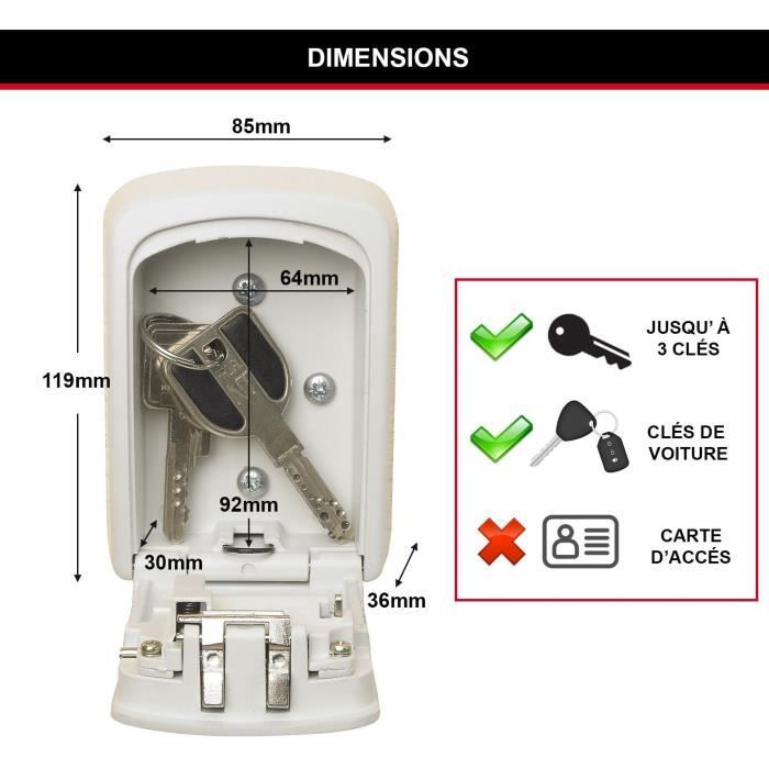 Armoire de sécurité Masterlock Boîte a clés 5401EURD Format M