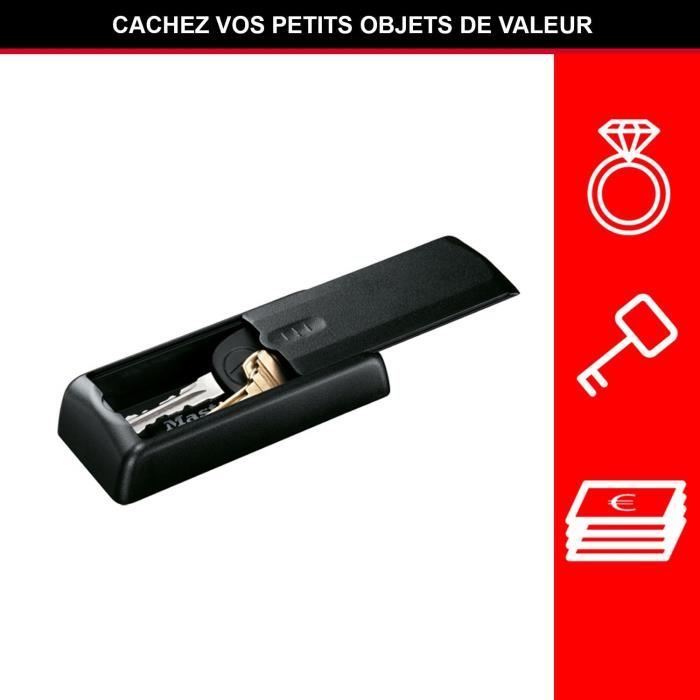 Boîte a Clés Magnétique - MASTER LOCK - 207EURD - Idéale pour cacher vos clés de voiture