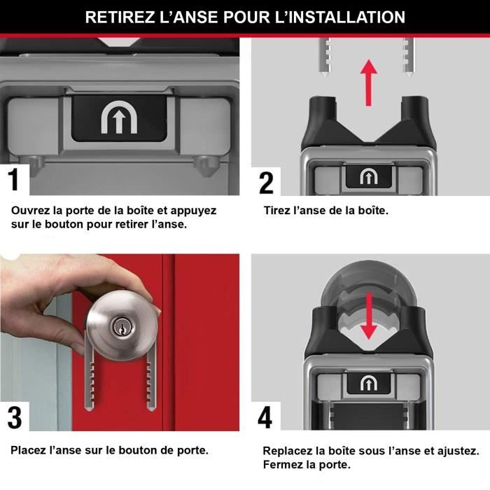 Armoire de sécurité Masterlock Boîte a clés 5420EURD Format M