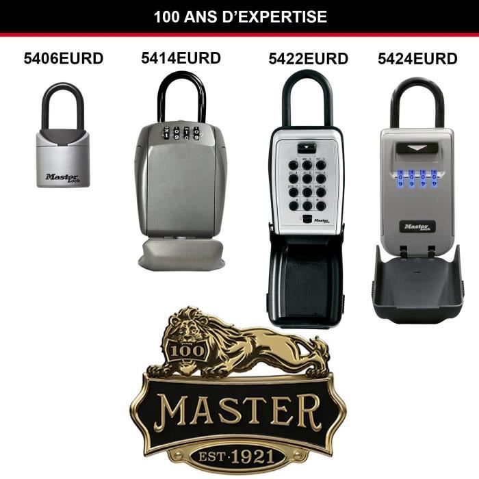 Boîte a Clé sécurisée Format XS avec Anse - MASTER LOCK 5406EURD