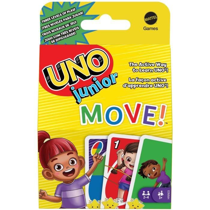 Mattel Games - UNO-UNO Junior Move!-Jeu de cartes pour enfants HNN03