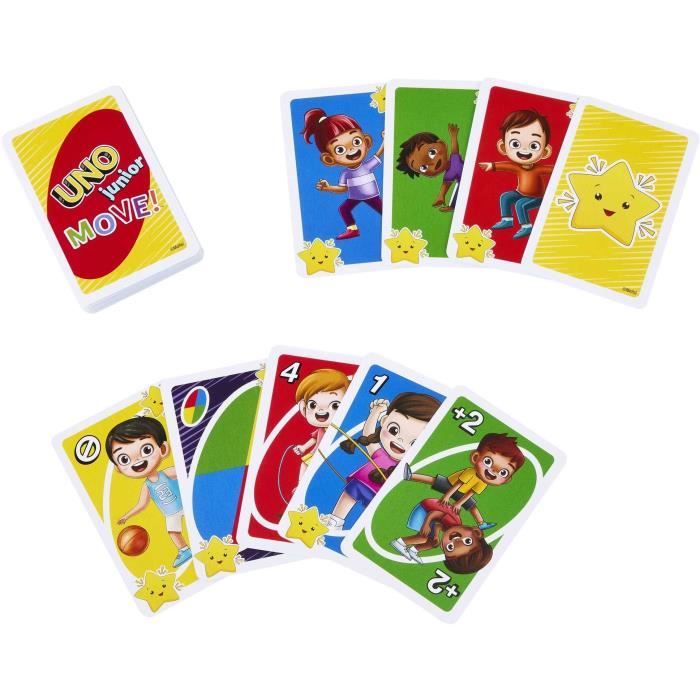 Mattel Games - UNO-UNO Junior Move!-Jeu de cartes pour enfants HNN03