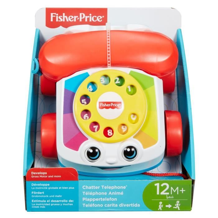 Fisher-Price - Le Téléphone Animé - Jouet d'éveil  - 12 mois et + FGW66