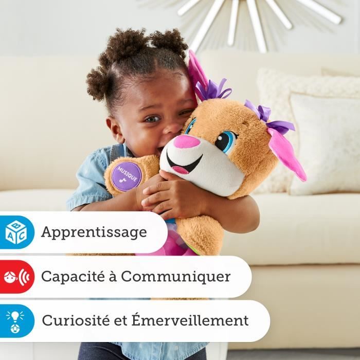 Fisher-Price - Nouveau SIS interactif - Peluche interactive - 6 mois et + FPP52