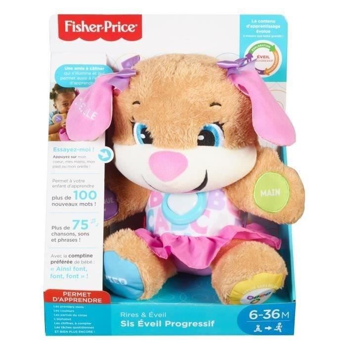 Fisher-Price - Nouveau SIS interactif - Peluche interactive - 6 mois et + FPP52