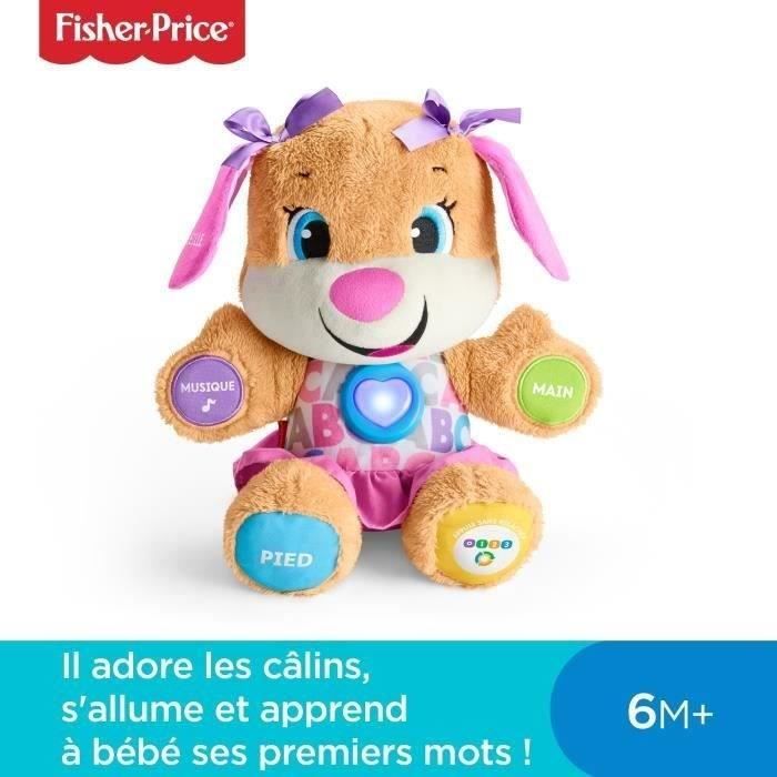 Fisher-Price - Nouveau SIS interactif - Peluche interactive - 6 mois et + FPP52