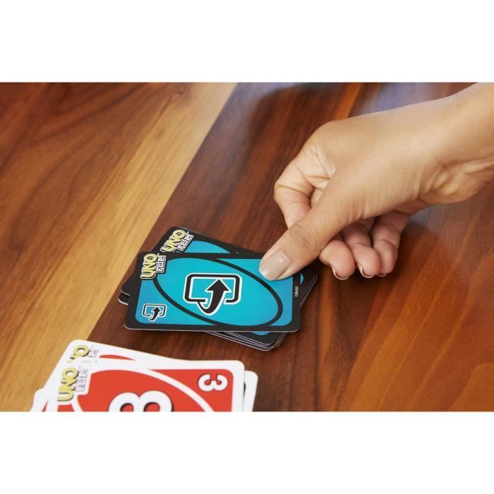 Mattel Games - Uno Flip Side - Jeu de cartes Familles - 7 ans et + GDR44