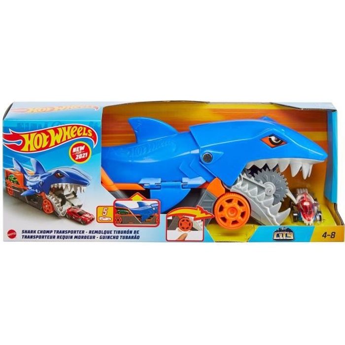 Hot Wheels - Requin Transporteur - Circuit / Petite voiture - Des 4 ans GVG36