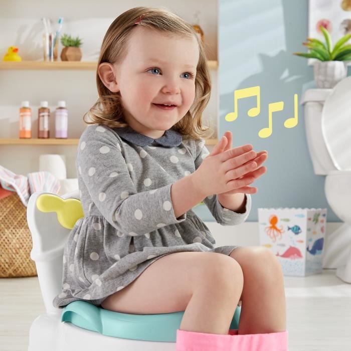 Fisher-Price - Pot de la mer musical et lumineux - Pot d'apprentissage bébé GWD37