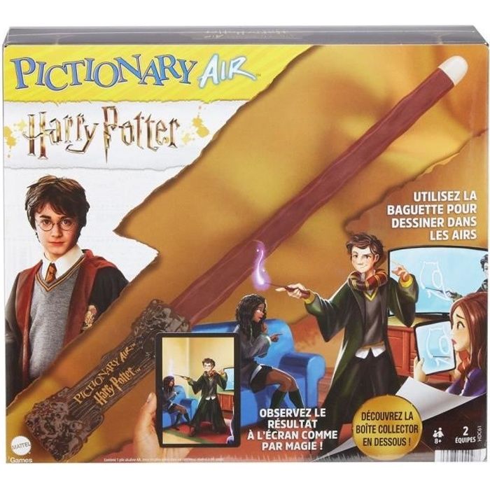 Mattel Games - Pictionary Air Harry Potter - Jeu d'ambiance et de dessin - Des 8 ans HDC61