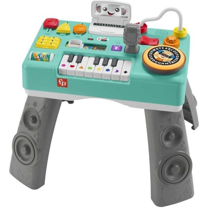 Fisher-Price-Ma Table d'Activités de DJ, version française HRB64