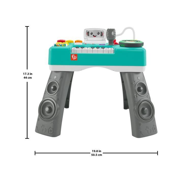 Fisher-Price-Ma Table d'Activités de DJ, version française HRB64