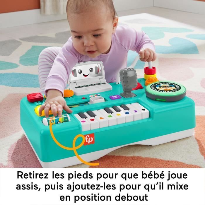 Fisher-Price-Ma Table d'Activités de DJ, version française HRB64