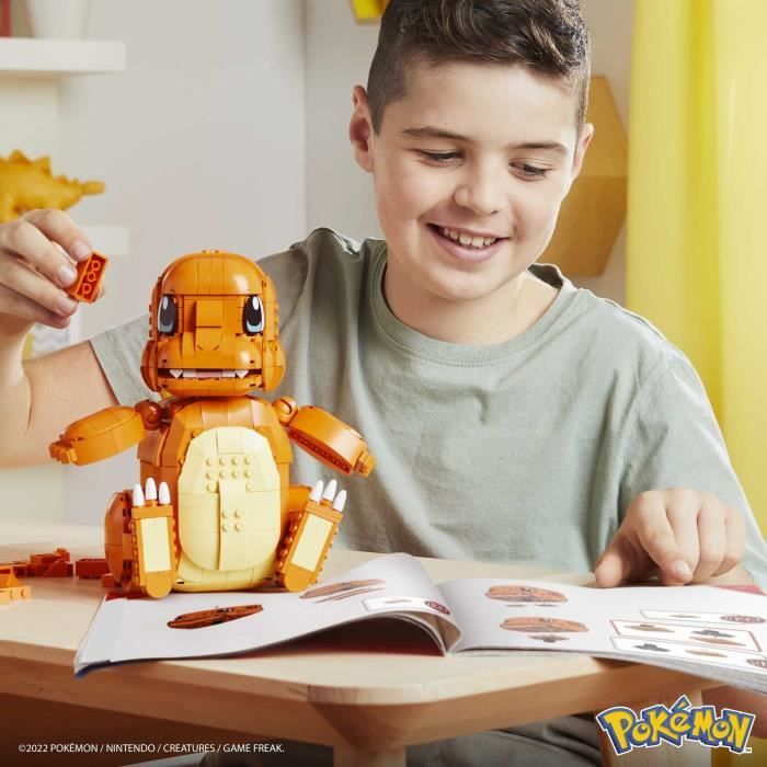 MEGA-Coffret de construction Pokémon Salameche Géant avec 750 pieces HHL13