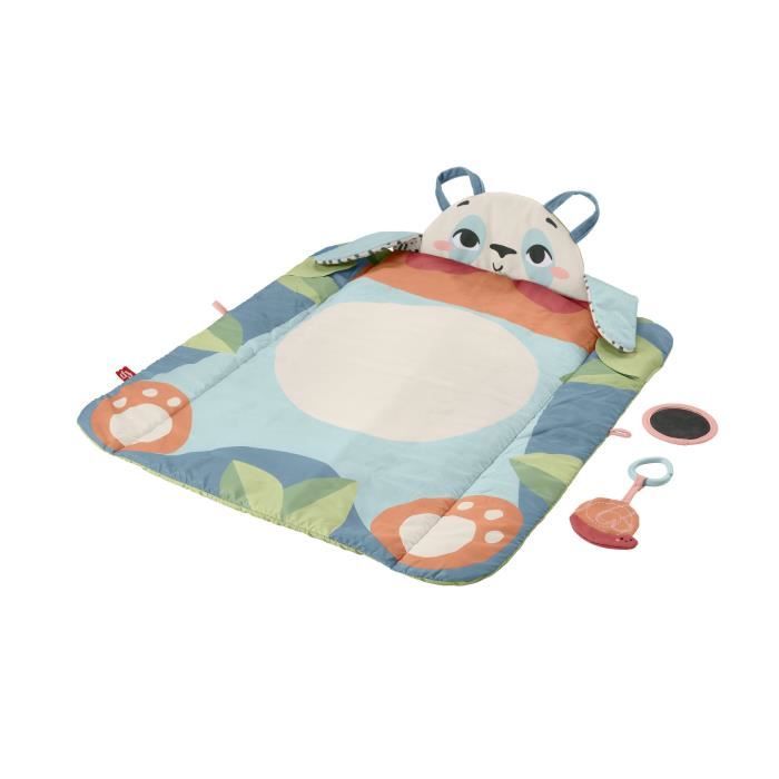 Fisher-Price-Panda a Rouler-Tapis d'éveil avec 2 jouets HKD65