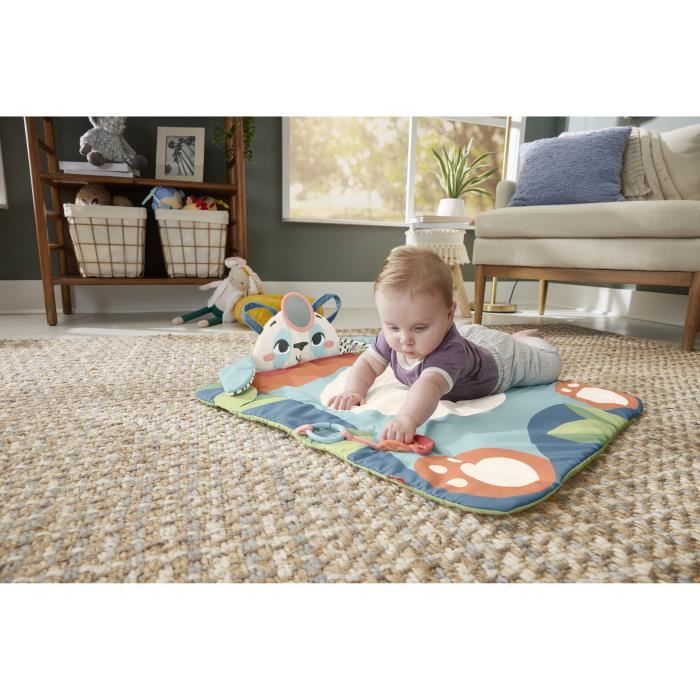 Fisher-Price-Panda a Rouler-Tapis d'éveil avec 2 jouets HKD65