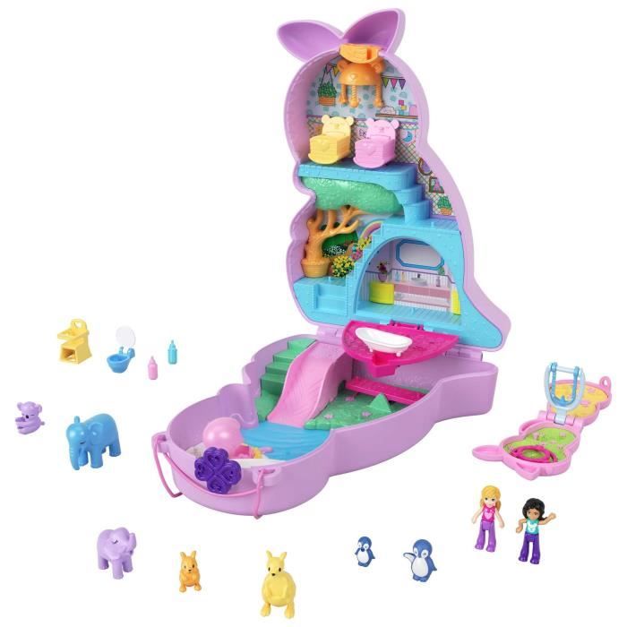 Polly Pocket-Sac Surprises Famille Kangourous HKV50