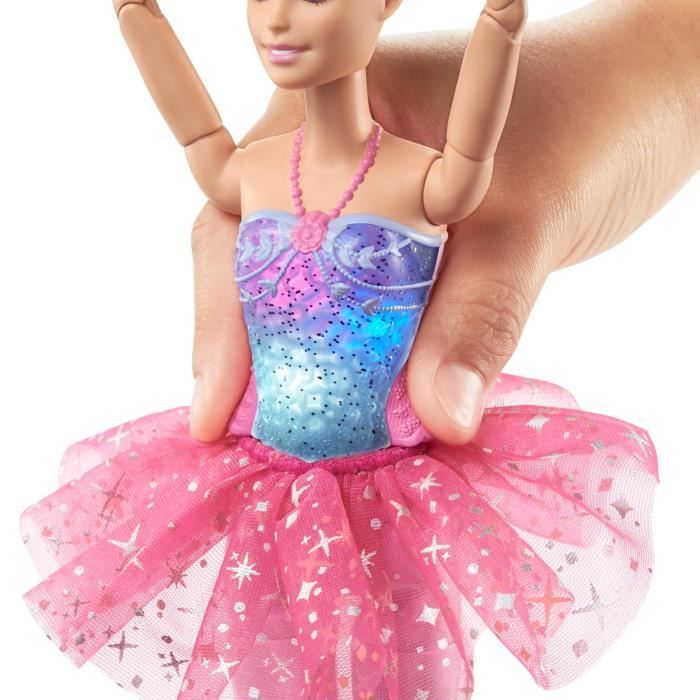 Barbie-Dreamtopia Ballerine Lumieres Scintillantes-Poupée blonde HLC25