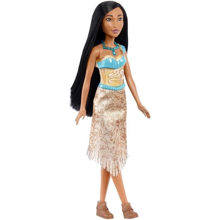 Pocahontas Poupée 29 cm, Mattel Poupée Disney Princesses habillage et accessoires HLW07