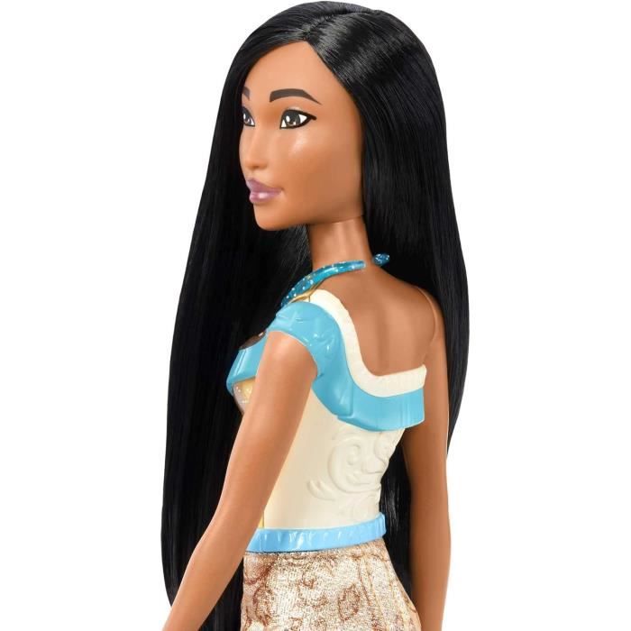 Pocahontas Poupée 29 cm, Mattel Poupée Disney Princesses habillage et accessoires HLW07