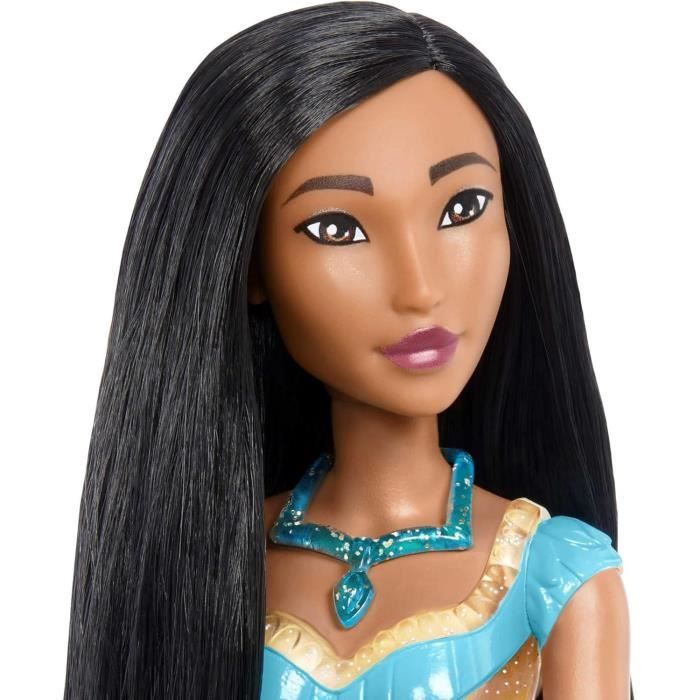 Pocahontas Poupée 29 cm, Mattel Poupée Disney Princesses habillage et accessoires HLW07