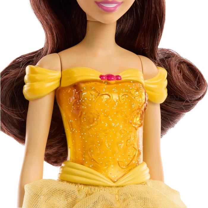 Belle Poupée 29 cm, Mattel Poupée Disney Princesses habillage et accessoires HLW11