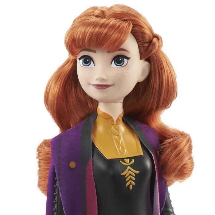 La Reine des Neiges 2-Anna-Mattel Poupée Disney avec habillage et accessoires HLW50