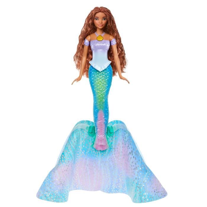 Disney-La Petite Sirene-Poupée Ariel Transformable humaine et sirene HLX13