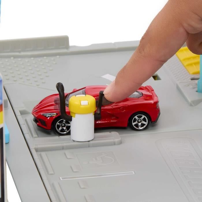 Matchbox-Station de Lavage Super Clean-Coffret avec 1 voiture Matchbox HNJ54