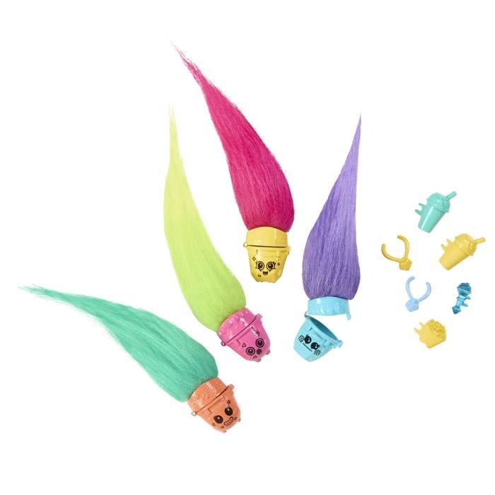 DreamWorks-Les Trolls 3-Coffret Mont Rageous, poupée et accessoires HNF24