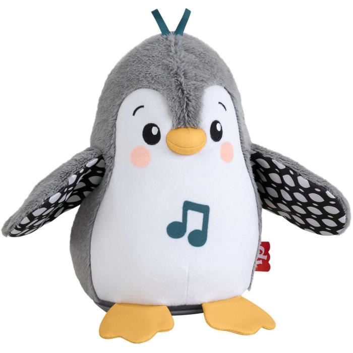 Fisher-Price-Mon Pingouin d'Éveil-Peluche Musicale HNC10