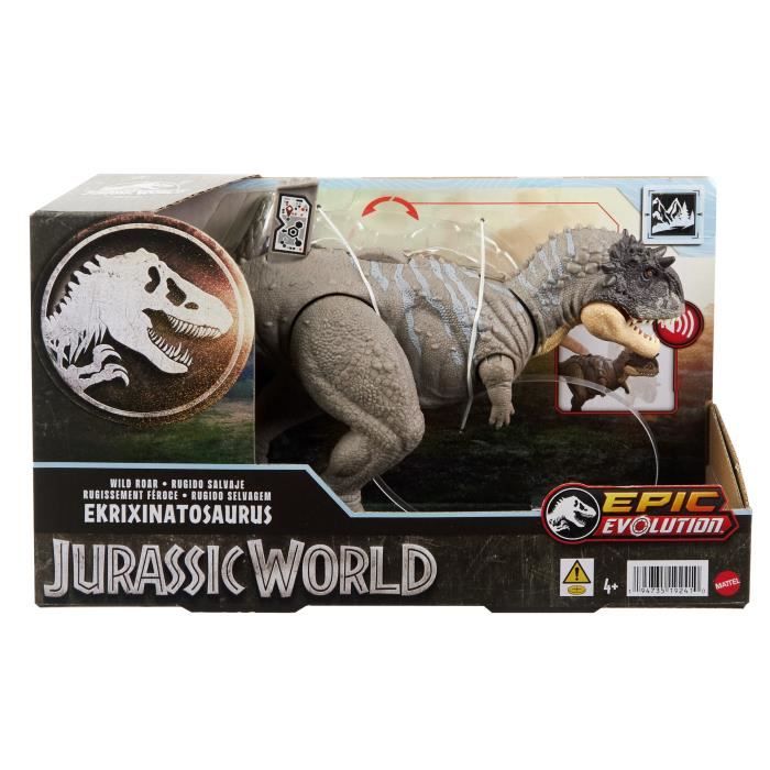 Jurassic World-Ekrixinatosaurus Rugissement Féroce-Figurine articulée HTK70