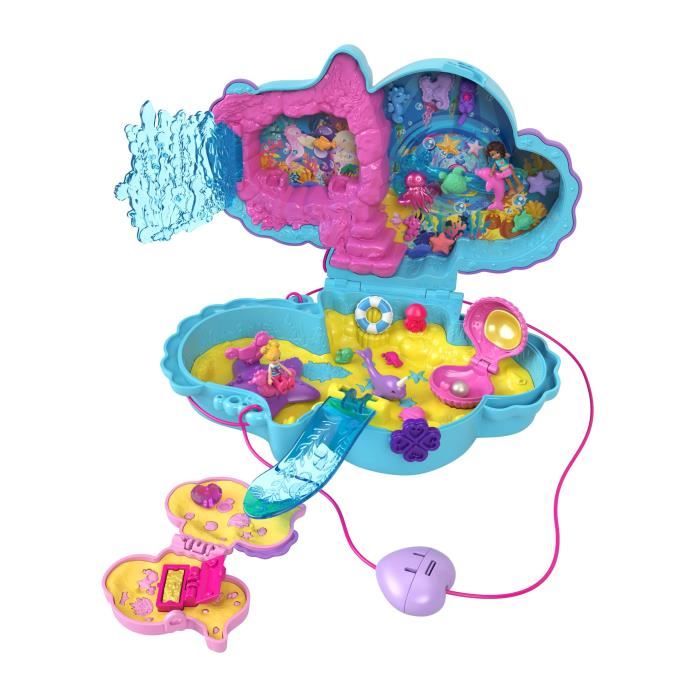 Polly Pocket-Papa et moi-Sac surprises hippocampe et 2 mini-figurines HWP03