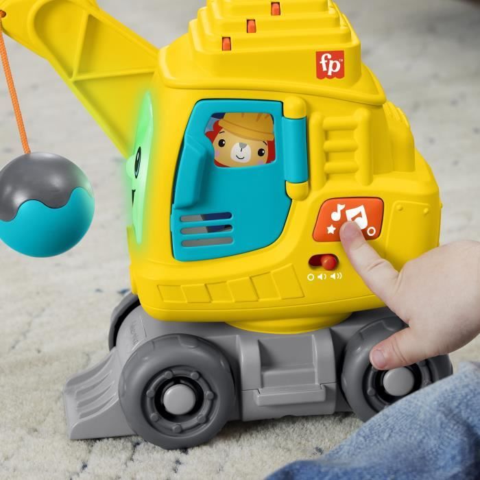 Fisher-Price-La Calculo'Grue-Blocs avec effets sonores et lumineux HXF48