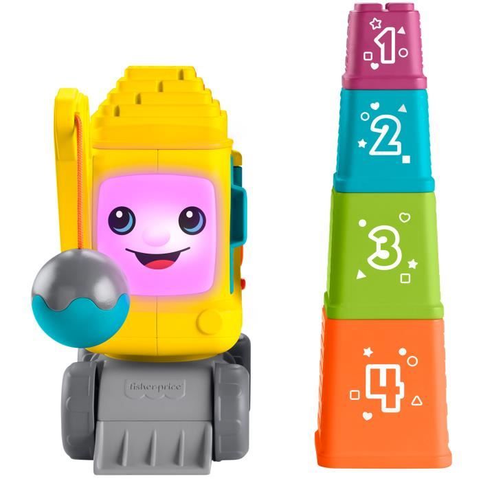 Fisher-Price-La Calculo'Grue-Blocs avec effets sonores et lumineux HXF48