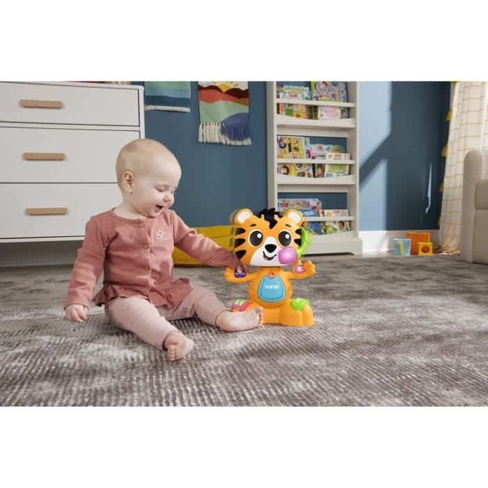 Fisher-Price-Link Squad Tigre Parties du Corps-Jouet d'éveil musical HYL00