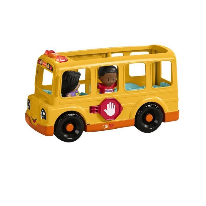 Fisher-Price Little People-Le Bus Scolaire-Véhicule musical a pousser HYT03